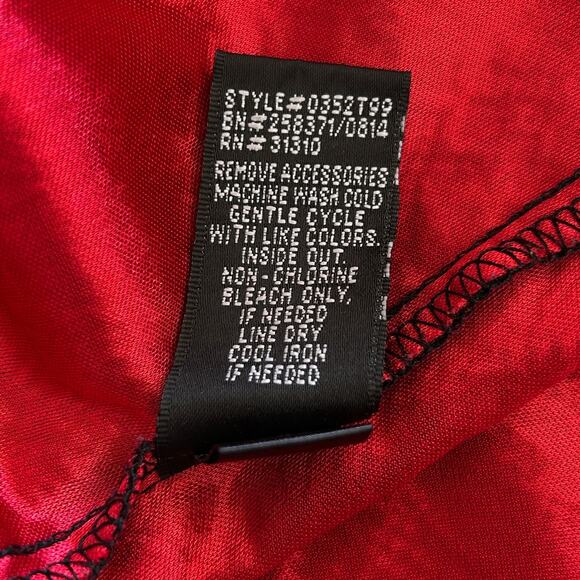 Black Lace Red Satin Bodycon Sheath Dress Gothic Romantic Size 10 by ALYX - Picture 8 of 8